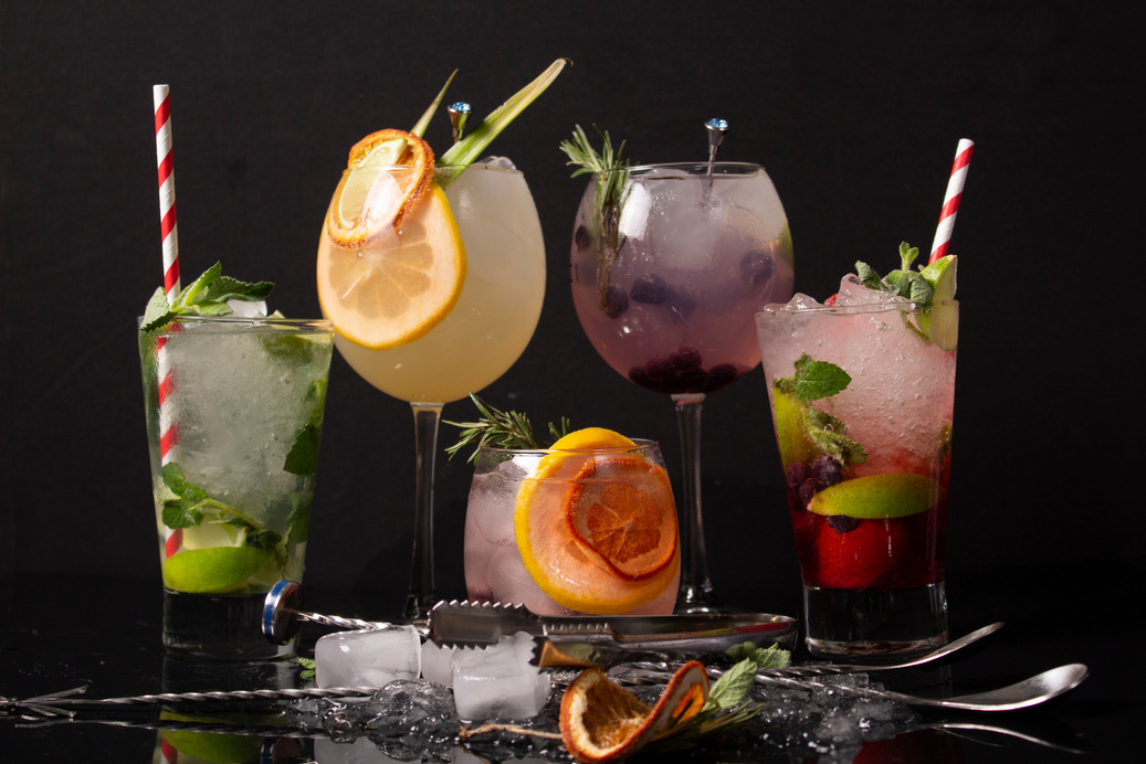 Assorted Cocktail Drinks 
